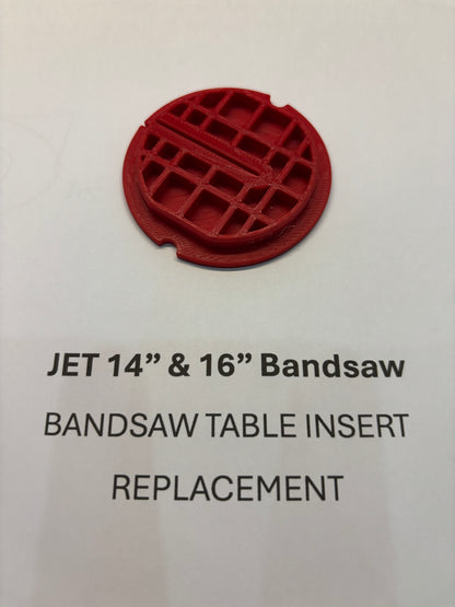 2x TOOLAX Bandsaw Table Insert to fit JET 14" and 16"