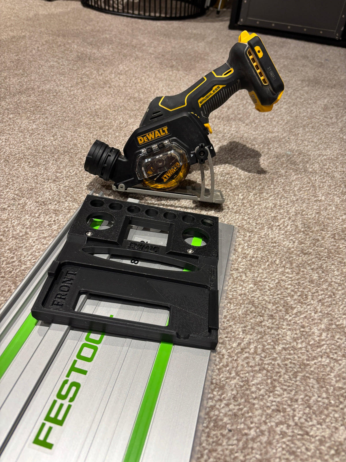 Dewalt DCS438 Adaptor base / Skid plate for Circular Saw to fit Festool Guide rail