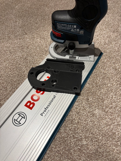 Bosch GKF 12V-8 Draadloze kantenfrees Basis Geleiderailadapter voor Bosch Geleiderail / Geleidingsliniaal