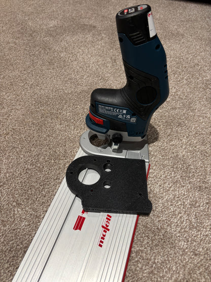 Bosch GKF 12V-8 Draadloze kantenfrees Basis Geleiderailadapter voor Bosch Geleiderail / Geleidingsliniaal