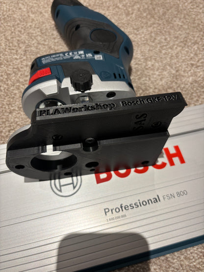 Bosch GKF 12V-8 Draadloze kantenfrees Basis Geleiderailadapter voor Bosch Geleiderail / Geleidingsliniaal