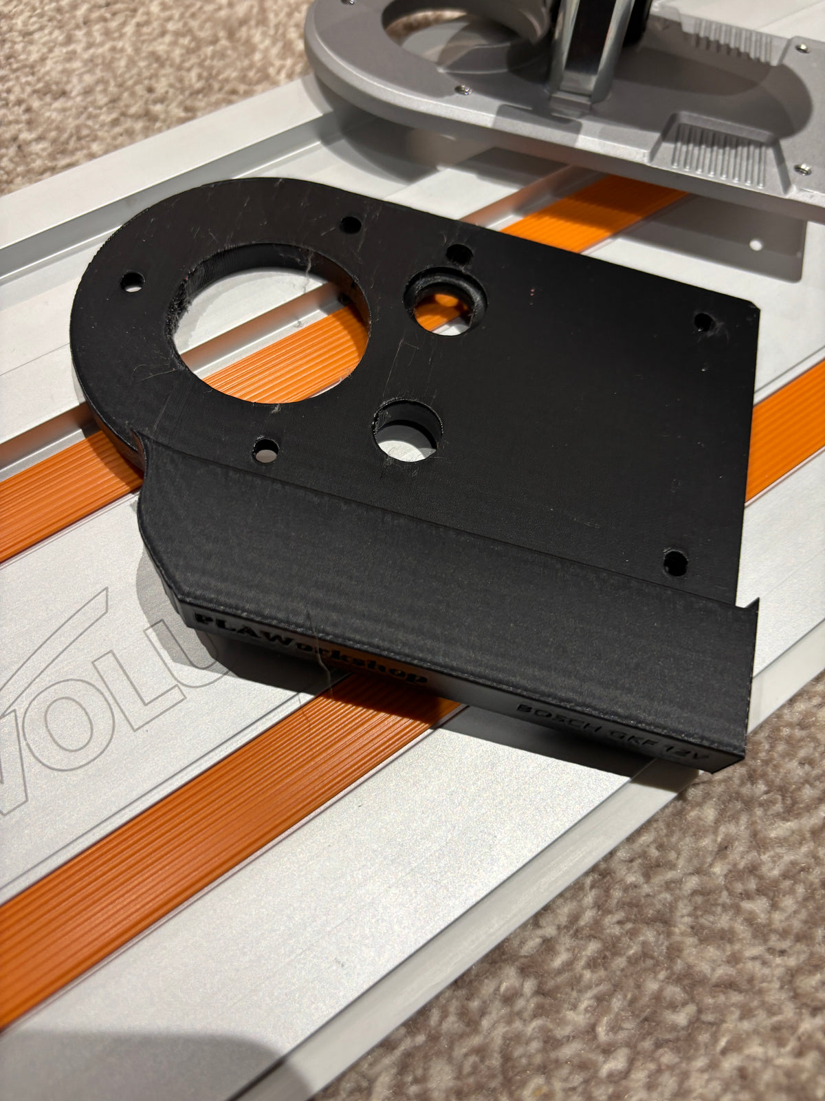 Bosch GKF 12V-8 Accu kantenfrees Basisgeleiderailadapter voor Evolution rail/geleiderail