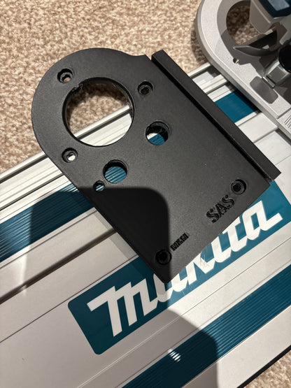 Bosch GKF 12V-8 Cordless Edge Trim Router Base Guide Rail Adapter to Makita Track / Guide Rail