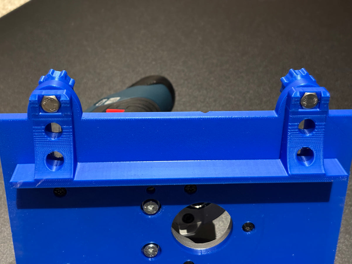 BOSCH GKF 12V - 8 Router base jig for making mortises / slot mortises / grooves