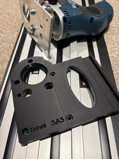 Bosch GKF 12V-8 Akku-Kantenfräser Basis Führungsschienenadapter für Einhell Schiene / Führungsschiene