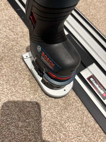 Bosch GKF 12V-8 Akku-Kantenfräser Basis Führungsschienenadapter für Einhell Schiene / Führungsschiene