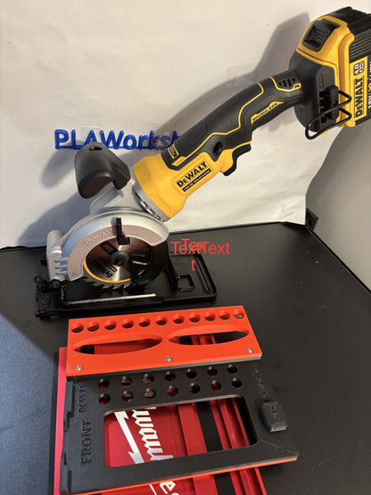 Dewalt DCS571 Circular Saw Adaptor base / Skid plate or Shoe to fit Milwaukee Guide rail