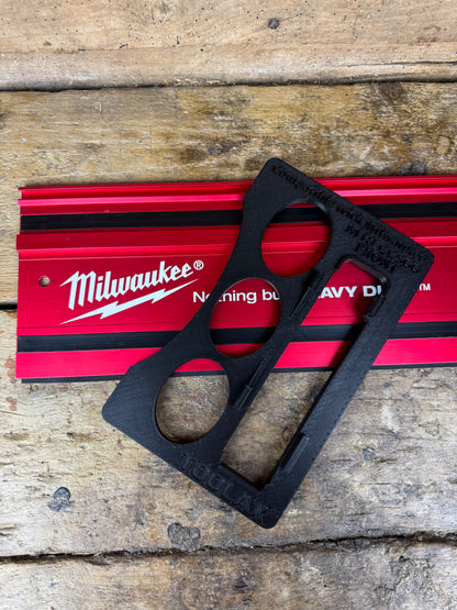TOOLAX adaptor for Milwaukee M18CCS66 Adaptor base / Skid plate for Circular Saw to fit Milwaukee Guide rail