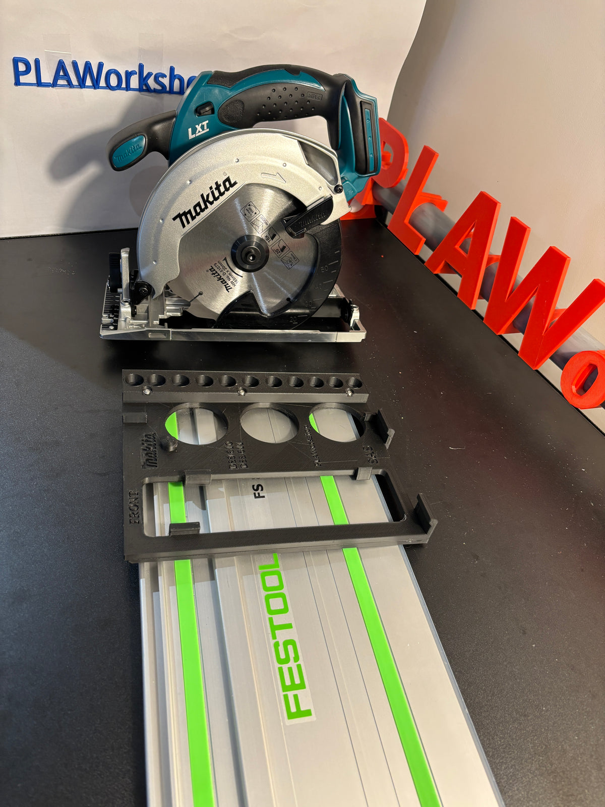 Makita DSS610 / DSS611 Adaptor base / Skid plate for Circular Saw to fit Festool Guide rail