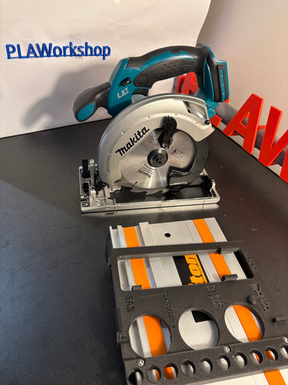 Semelle adaptatrice/patin de glissement Makita DSS610/DSS611 pour scie circulaire, compatible avec rail de guidage Triton