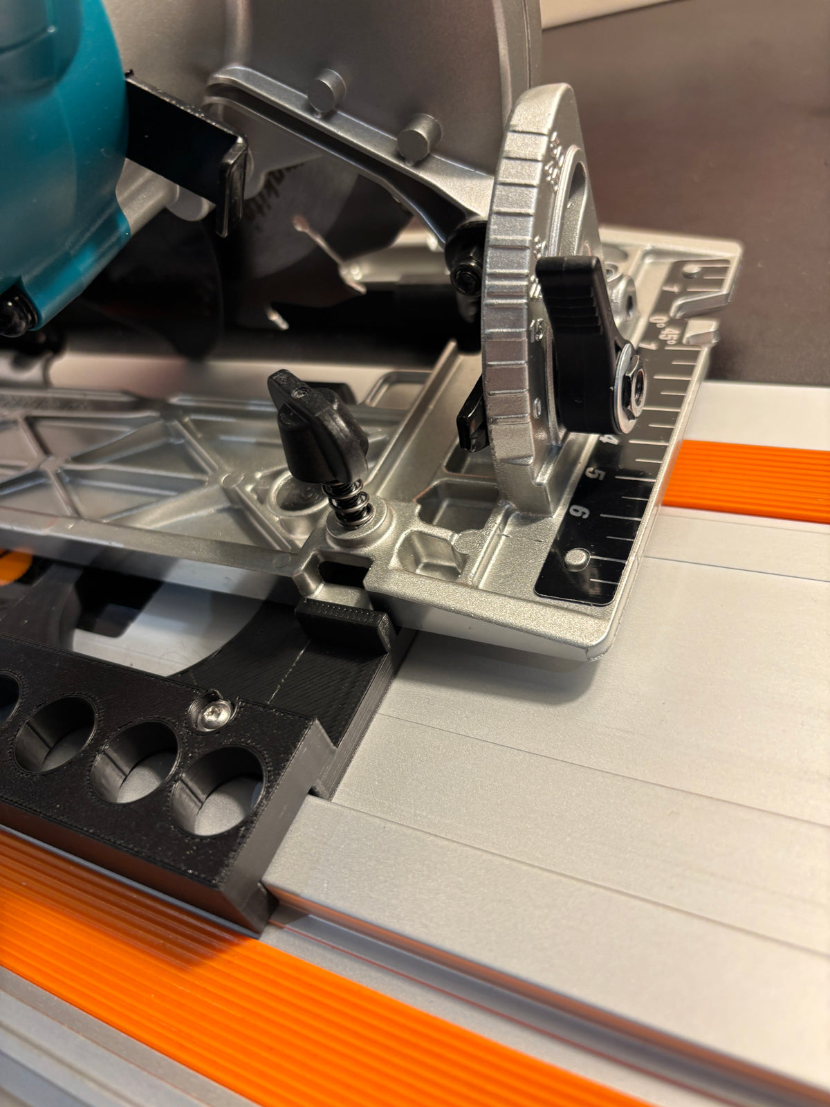 Semelle adaptatrice/patin de glissement Makita DSS610/DSS611 pour scie circulaire, compatible avec rail de guidage Triton