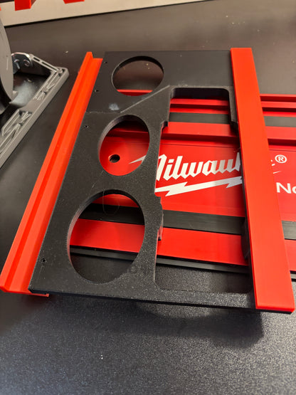 TOOLAX Adaptor base / Skid plate compatible with Milwaukee M18 CCS55 Circular Saw to fit Milwaukee Guide rail