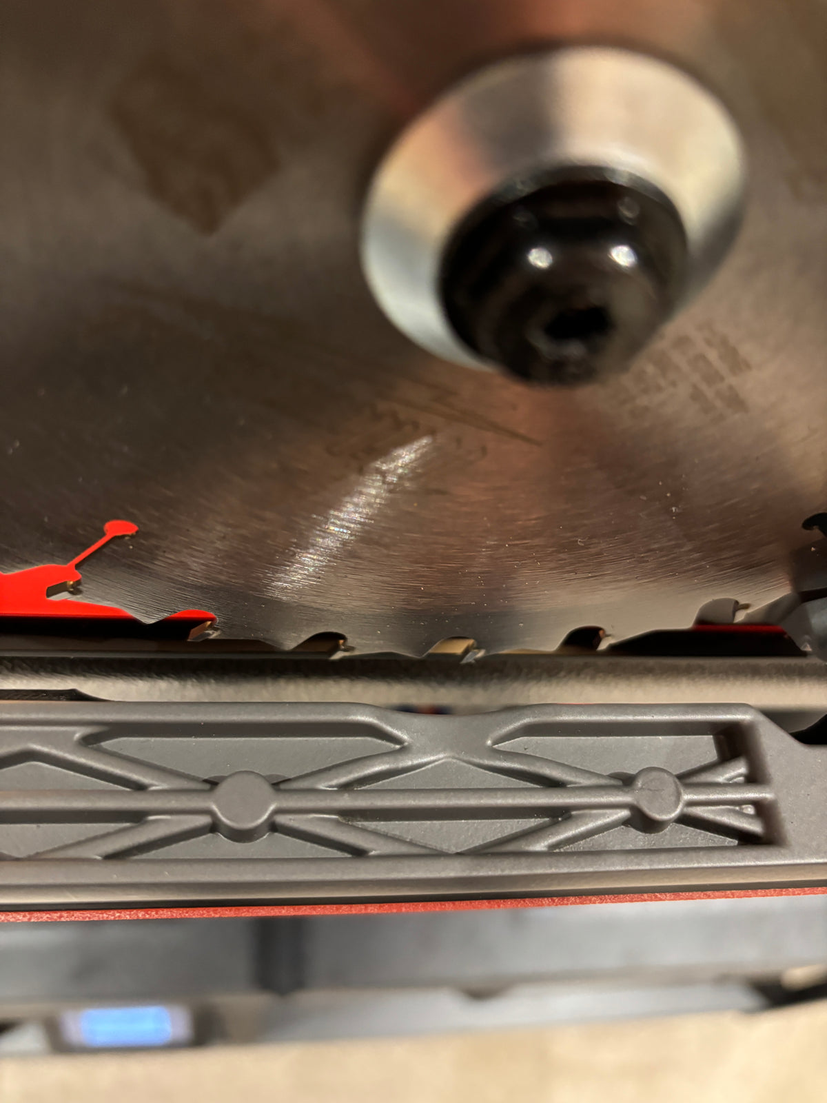 TOOLAX Adaptor base / Skid plate compatible with Milwaukee M18 CCS55 Circular Saw to fit Milwaukee Guide rail