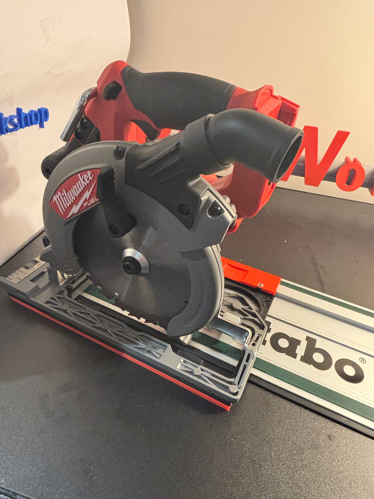 Milwaukee M18 CCS55 Adaptor base / Skid plate for Circular Saw to fit Metabo Guide rail