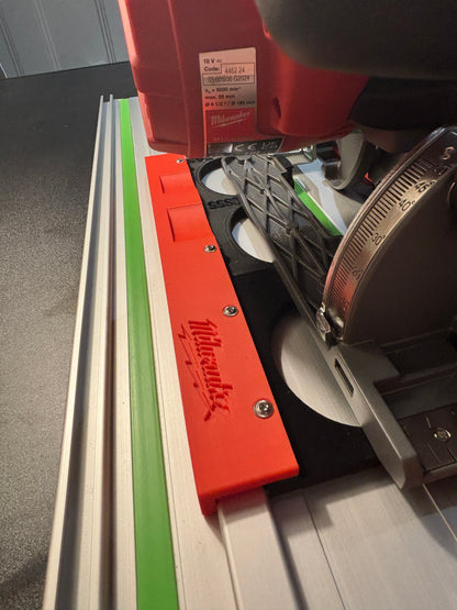 Base adaptatrice / patin Milwaukee M18 CCS55 pour scie circulaire, compatible avec rail de guidage Festool