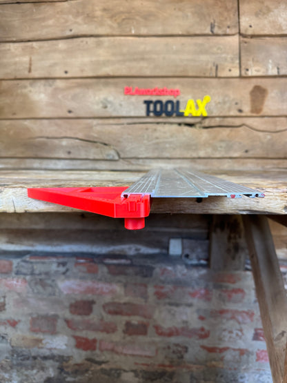 TOOLAX Large Guide Rail Square with 45 & 90 Degree Stops to fit Mafell Rail