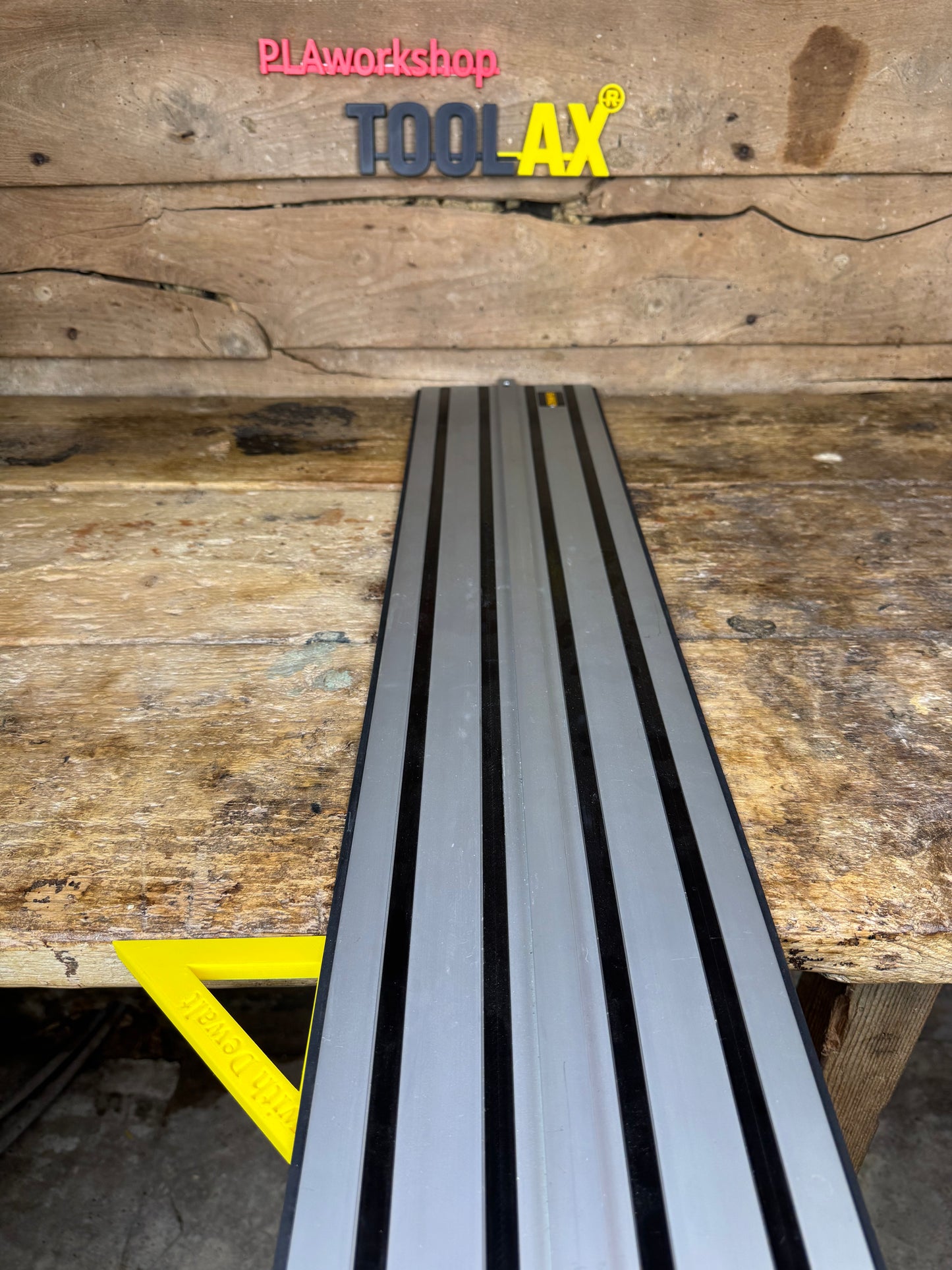 TOOLAX 45 & 90 Degree Large Angle Bevel stop for Dewalt Guide Rail