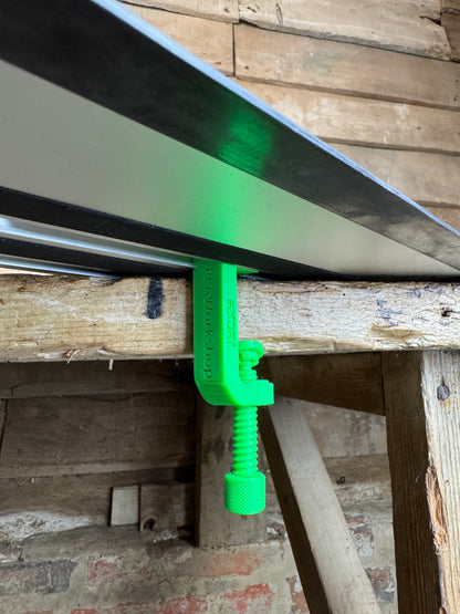 TOOLAX G-Clamp All-In-One + 45&90 Degree Angle Guide Rail Stop compatible with Ryobi