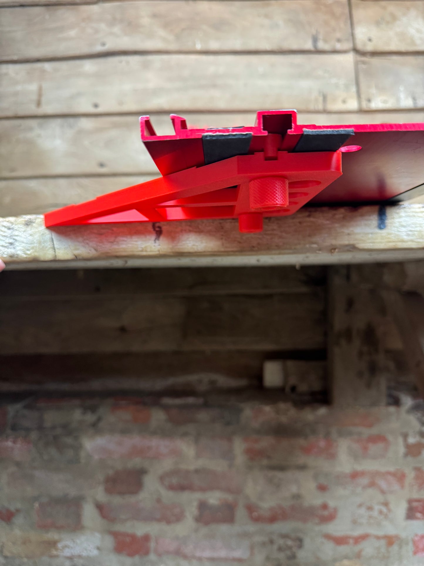 TOOLAX Large Guide Rail Square with 45 & 90 Degree Stops to fit Milwaukee Rail