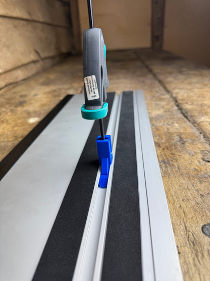 TOOLAX clamp feet pair for Wolfcraft clamp compatible with Makita Guide Rail