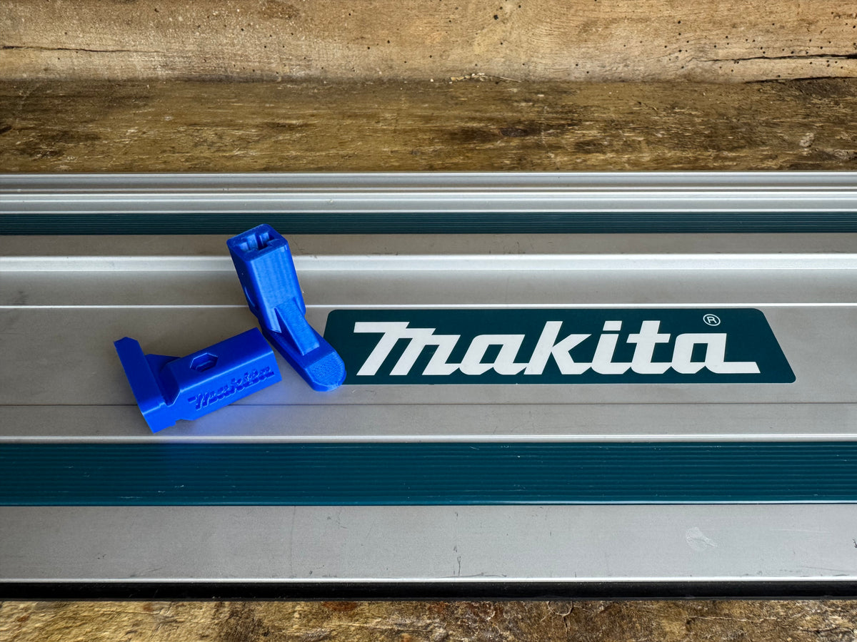 TOOLAX clamp feet pair for Wolfcraft clamp compatible with Makita Guide Rail