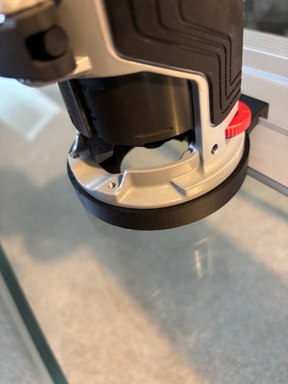 Base plongeante de défonceuse Bosch GKF 18V-25 – Adaptateur pour rail de guidage Bosch