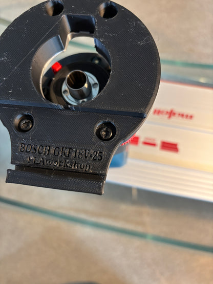Bosch GKF 18V-25 Trim Router Plunge Base Guide Rail Adapter to Mafell Track / Guide Rail