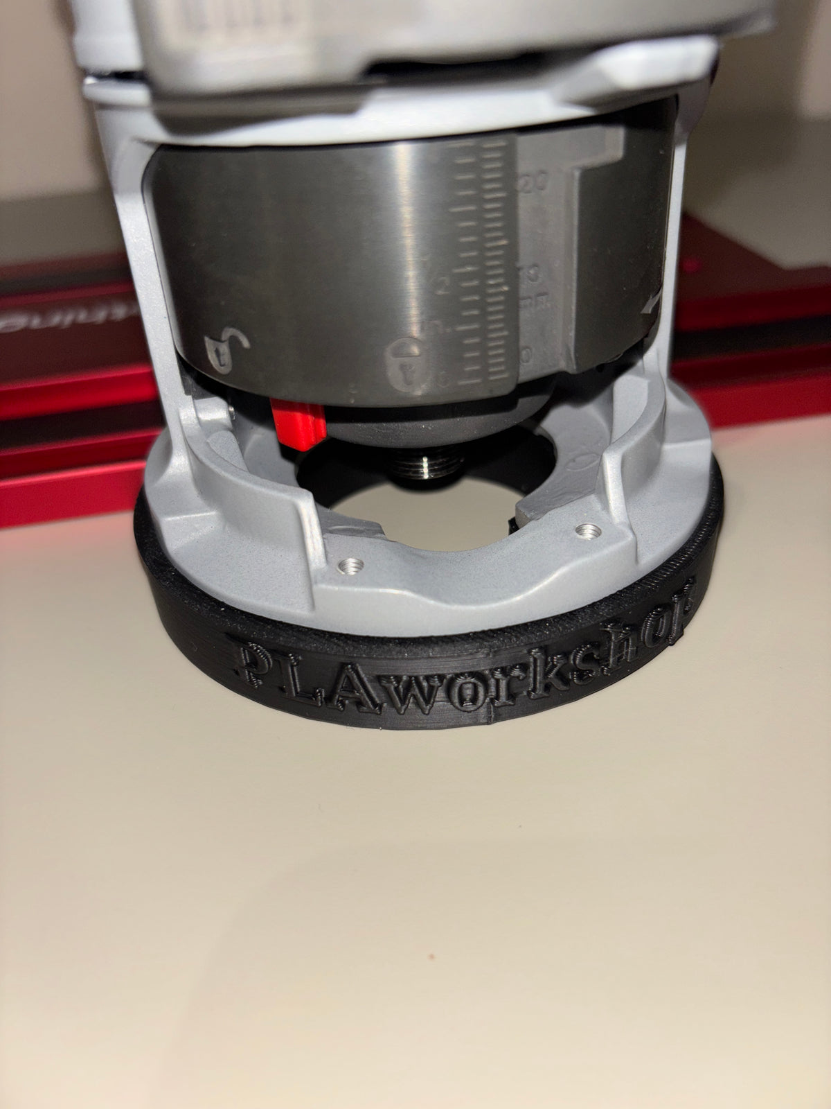 Bosch GKF 18V-25 kantenfrees invalbasis geleiderailadapter naar Milwaukee Track/geleiderail