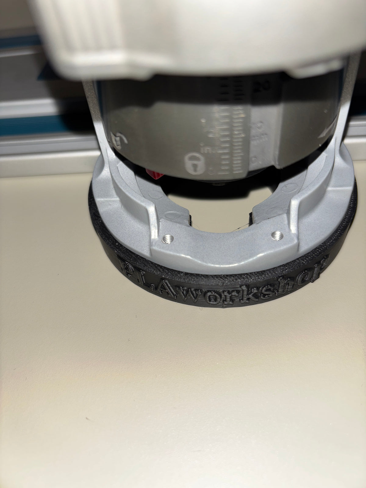 Bosch GKF 18V-25 Advanced Trim Router Plunge Base Guide Rail Adapter to Makita Track / Guide Rail