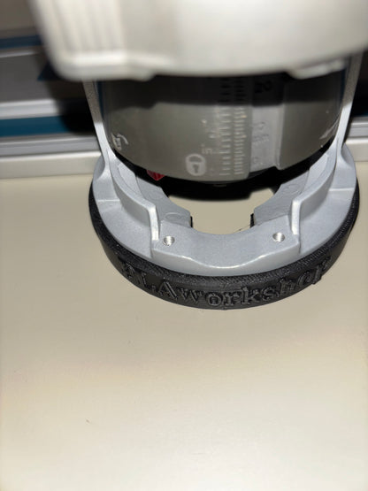 Bosch GKF 18V-25 Advanced Trim Router Plunge Base Guide Rail Adapter to Makita Track / Guide Rail