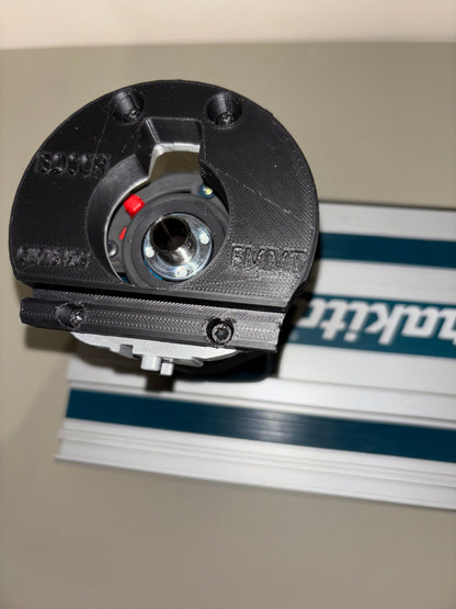 Bosch GKF 18V-25 Advanced Trim Router Plunge Base Guide Rail Adapter to Makita Track / Guide Rail