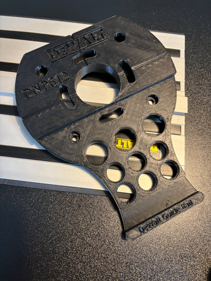 Dewalt DNP612 bovenfreesinbouwadapter voor geleiderail, passend op Dewalt geleiderail/-track