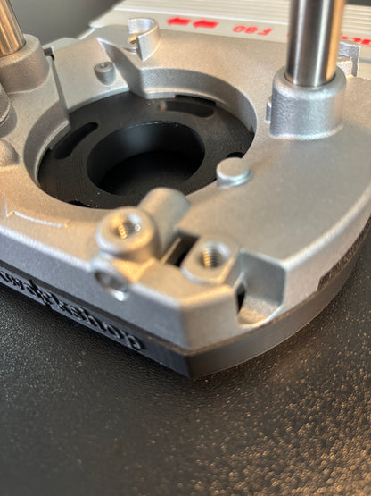 Dewalt DNP612 bovenfreesinbouwadapter voor geleiderail, passend op Mafell-geleiderails