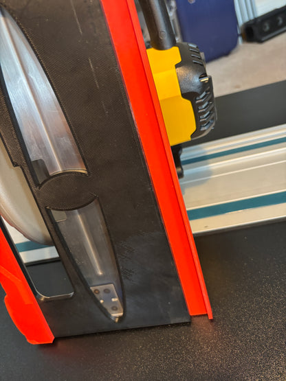 Base d'adaptation / Plaque de glissement Dewalt DCS383 pour scie circulaire afin de l'adapter au rail de guidage Makita