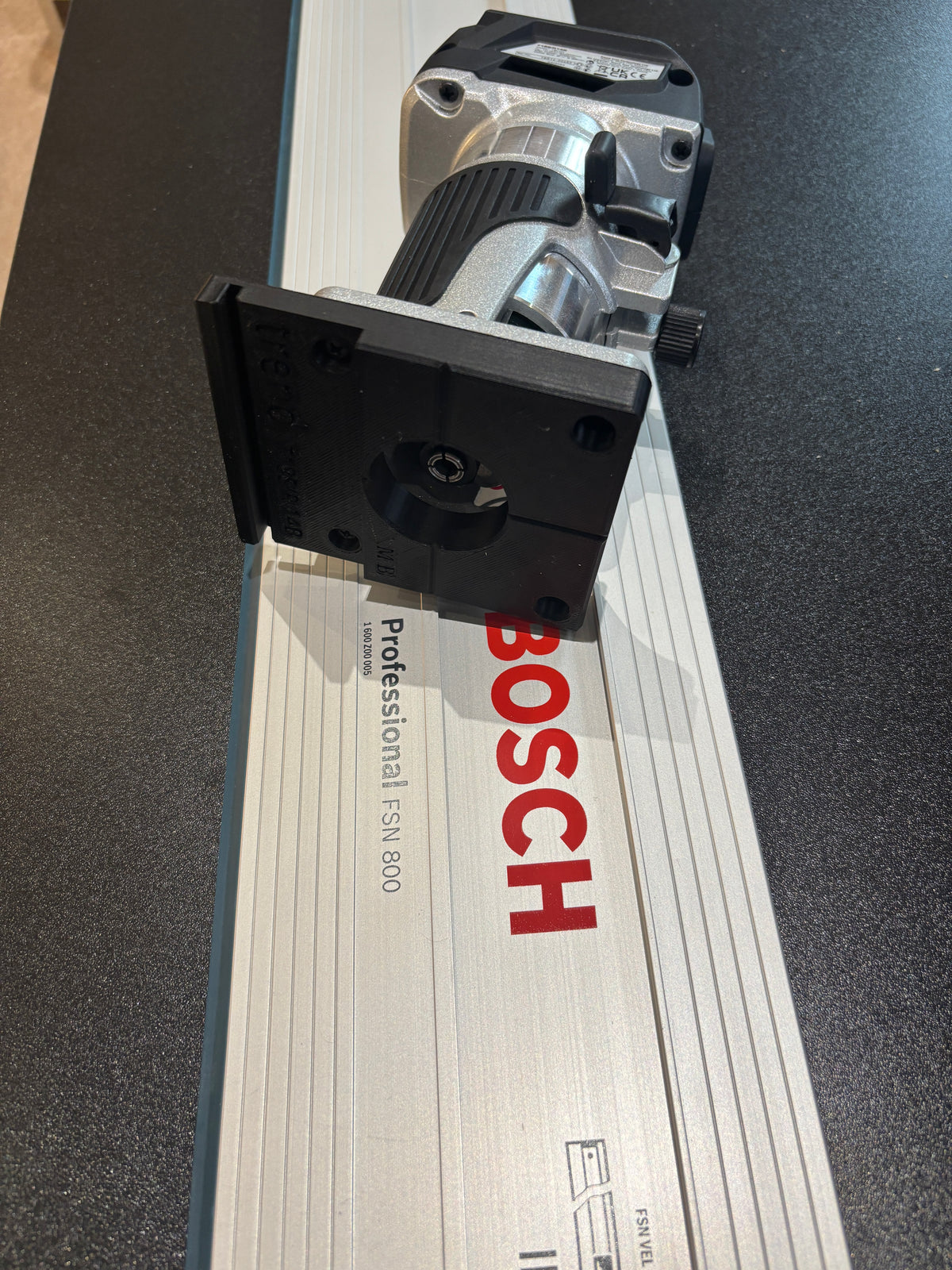 Trend T18S / R 14B kantenfrees geleiderailadapter voor Bosch geleiderail