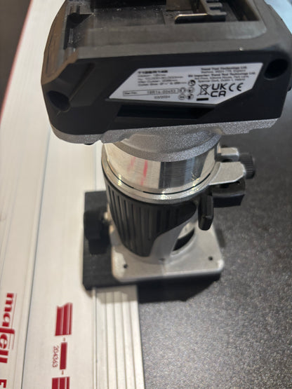 Trend T18S / R 14B Oberfräse Führungs-Schienenadapter passend für Mafell Schiene / Führungsschiene