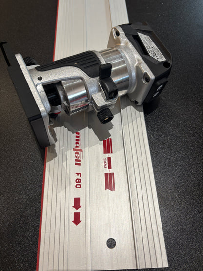 Trend T18S / R 14B Oberfräse Führungs-Schienenadapter passend für Mafell Schiene / Führungsschiene