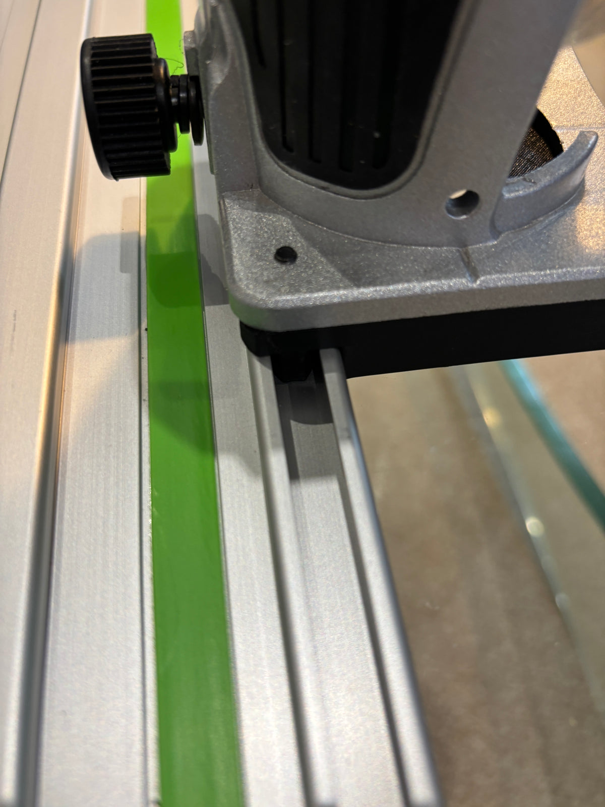 Trend T18S / R 14B kantenfrees geleiderailbasisadapter geschikt voor Festool-rail / geleiderail
