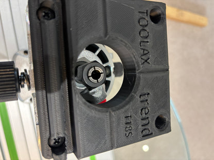Trend T18S / R 14B kantenfrees geleiderailbasisadapter geschikt voor Festool-rail / geleiderail