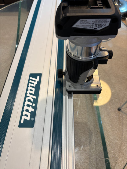 Trend T18S / R 14B kantenfrees geleiderailadapter voor Makita-geleiderail