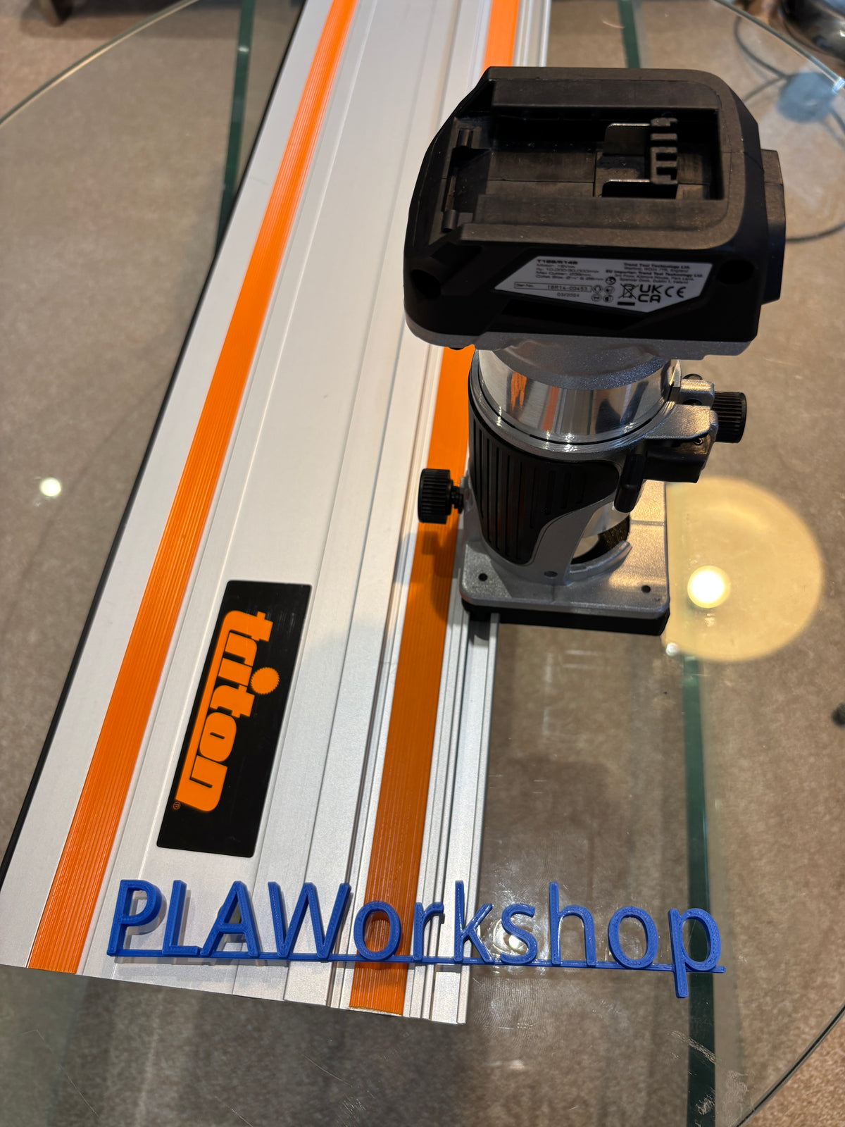 Trend T18S / R 14B Bovenfrees Geleiderail Adapter voor Triton Geleiderail