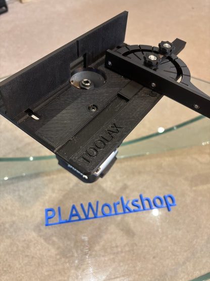 TOOLAX Mini Bovenfreesbank met Hoek-/Aanslaggeleider