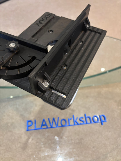 TOOLAX Mini Bovenfreesbank met Hoek-/Aanslaggeleider