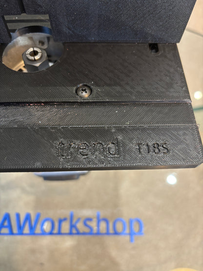 TOOLAX Mini Bovenfreesbank met Hoek-/Aanslaggeleider