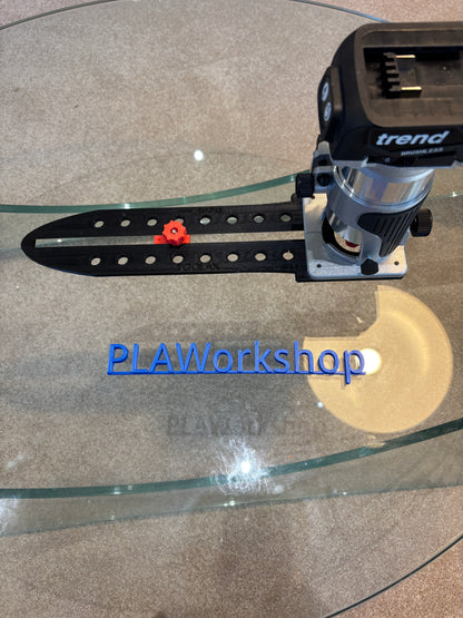 TOOLAX Router Circle Cutting Jig compatible with Trend T18S / R14B