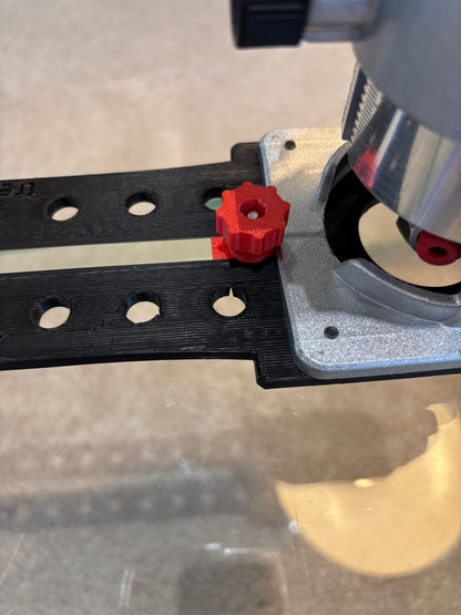 TOOLAX Router Circle Cutting Jig compatible with Trend T18S / R14B