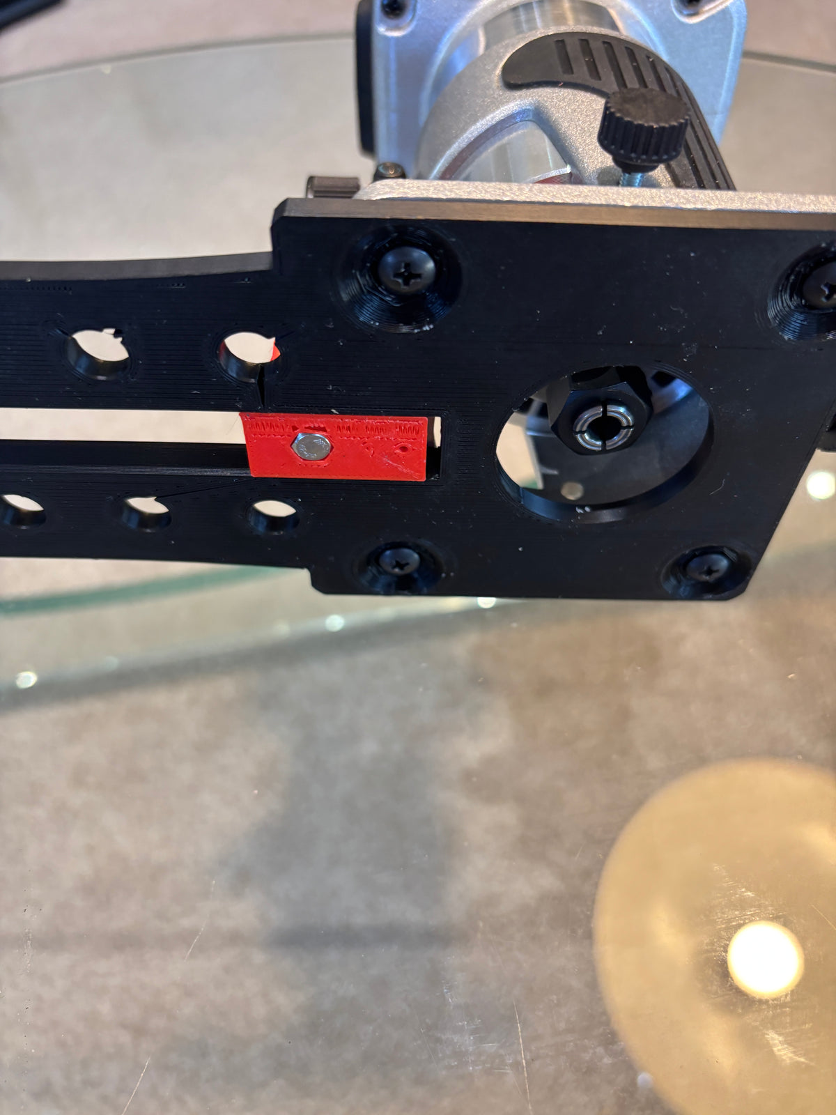 TOOLAX Router Circle Cutting Jig compatible with Trend T18S / R14B