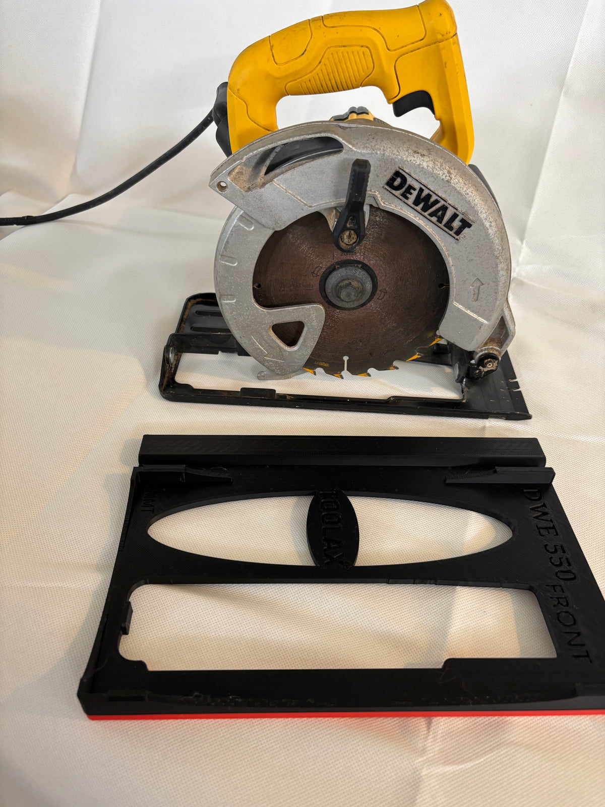 Dewalt DWE550 Adaptor base / Skid plate for Circular Saw to fit Metabo Guide rail