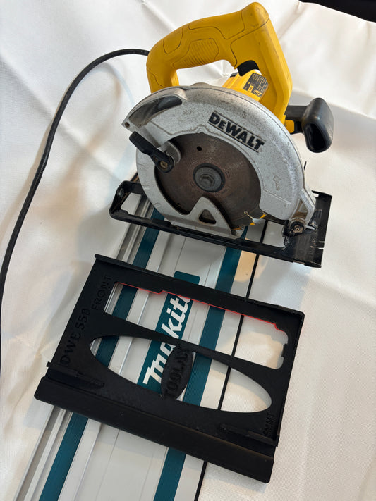 Dewalt DWE550 Adaptor base / Skid plate for Circular Saw to fit Makita Guide rail