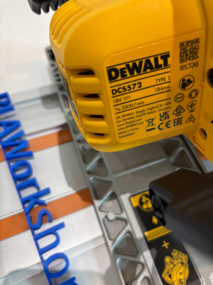 Dewalt DCS572 Adapterplatte / Gleitplatte / Schuh für Kreissäge kompatibel mit Evolution Führungsschiene